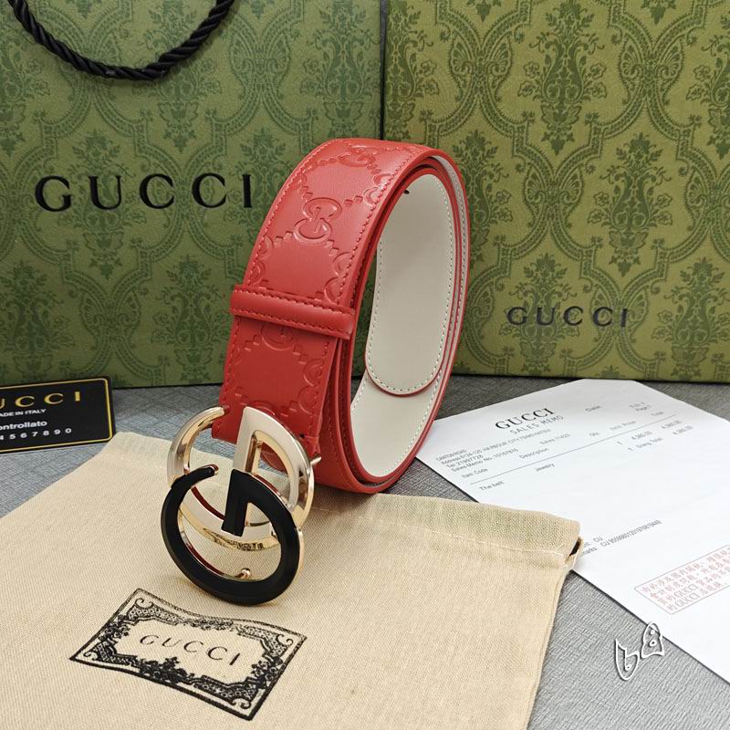 Gucci belt 38mmX90-125cm lb (25)