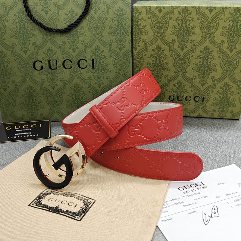 Gucci belt 38mmX90-125cm lb (26)