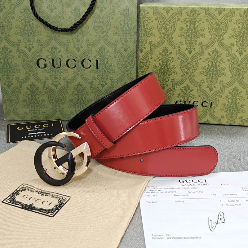 Gucci belt 38mmX90-125cm lb (3)