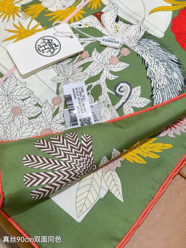 Hermes silk Scarf 90X90cm E122 (24)