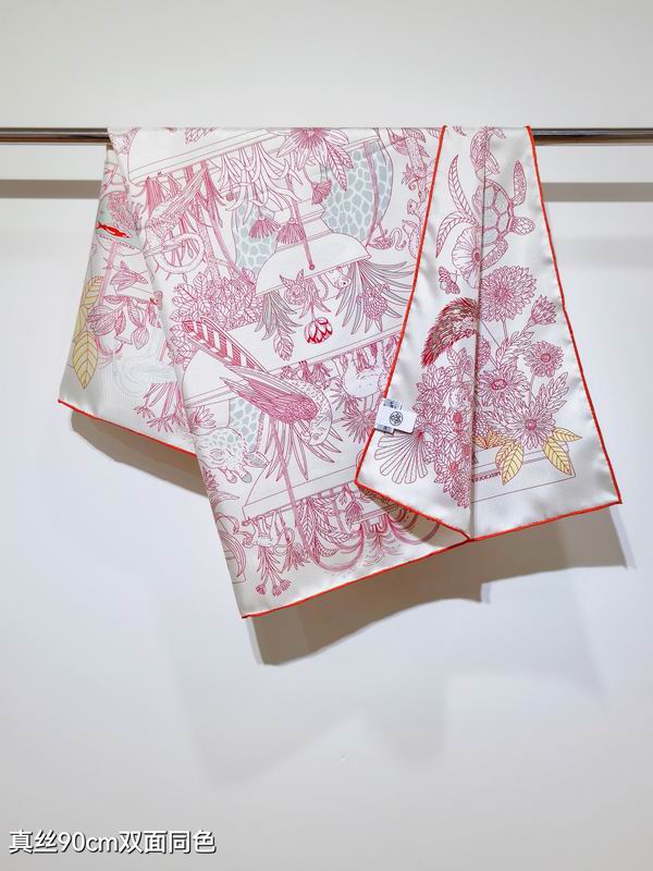 Hermes silk Scarf 90X90cm E122 (33)