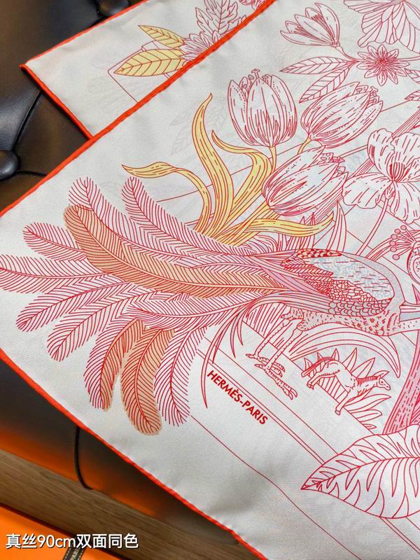 Hermes silk Scarf 90X90cm E122 (35)