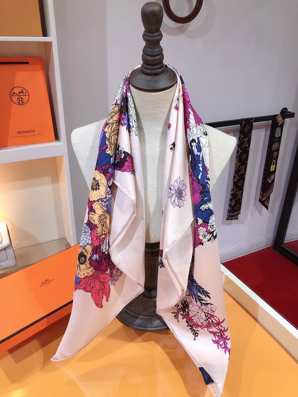 Hermes silk Scarf 90X90cm E132 (20)