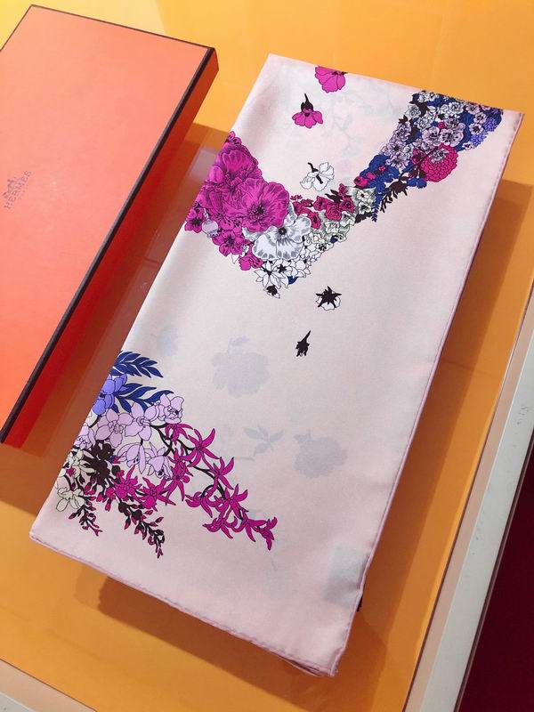 Hermes silk Scarf 90X90cm E132 (22)