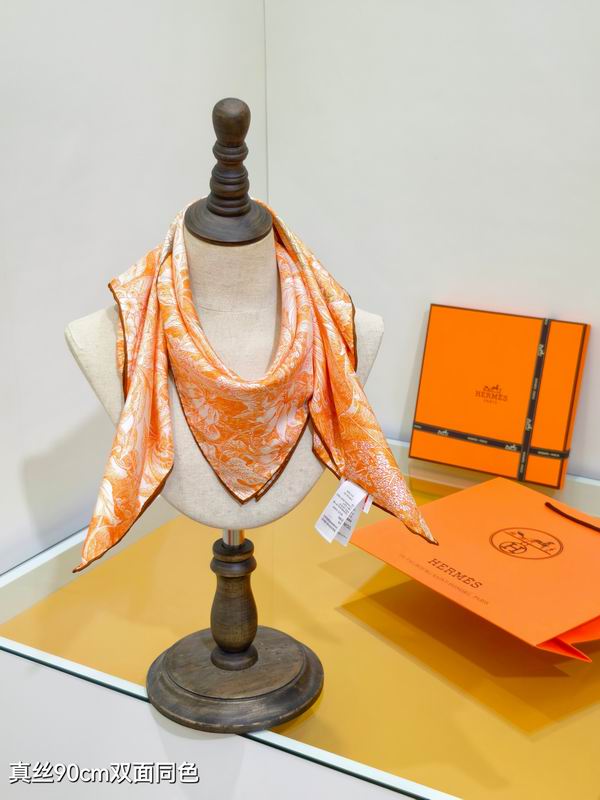 Hermes silk Scarf 90X90cm E156 (20)