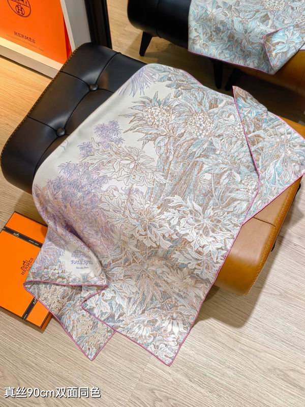 Hermes silk Scarf 90X90cm E156 (33)