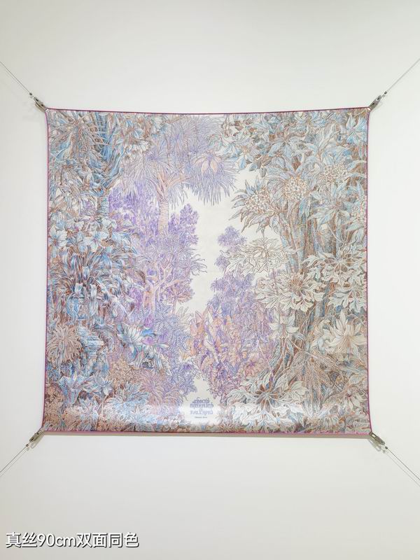 Hermes silk Scarf 90X90cm E156 (35)