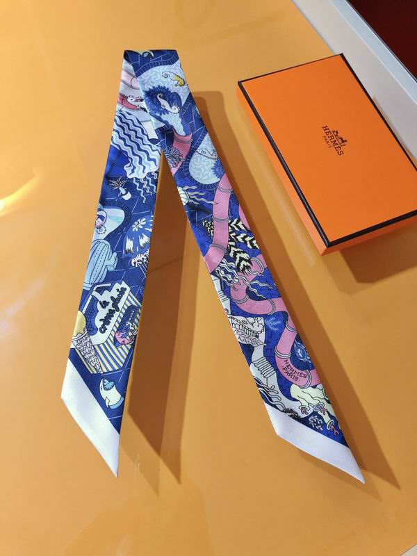 Hermes silk ribbon 5X86cm E (105)