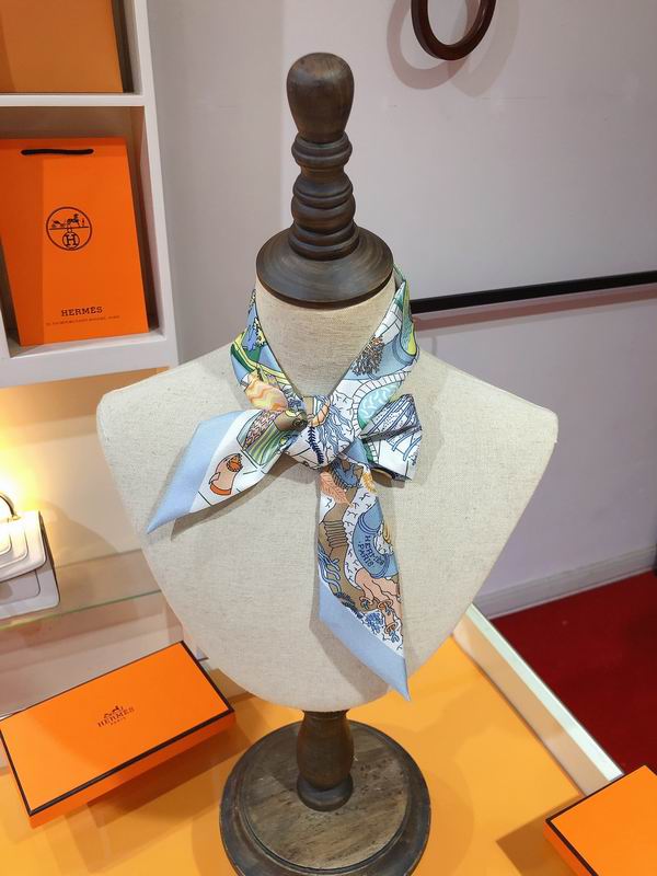 Hermes silk ribbon 5X86cm E (91)