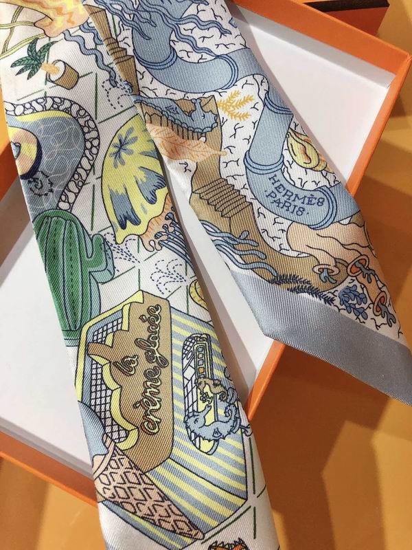 Hermes silk ribbon 5X86cm E (93)