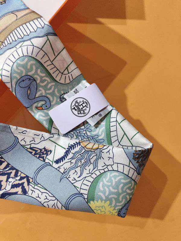 Hermes silk ribbon 5X86cm E (94)