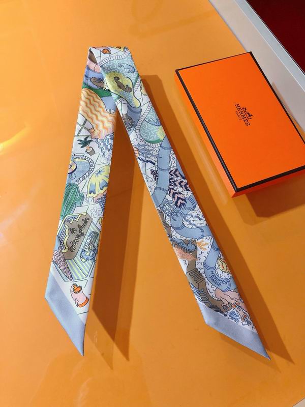 Hermes silk ribbon 5X86cm E (96)