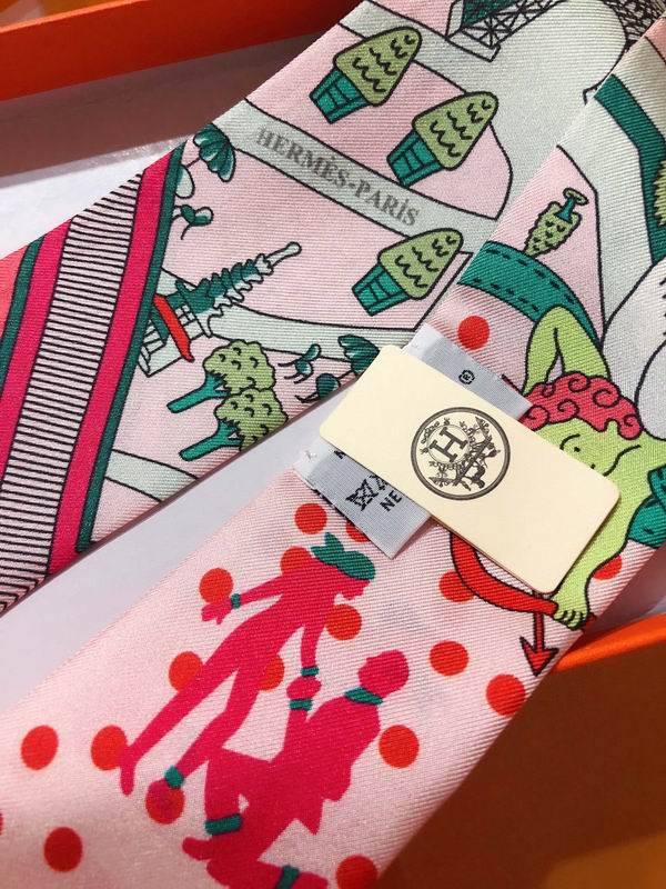 Hermes silk ribbon 5X86cm E01 (11)