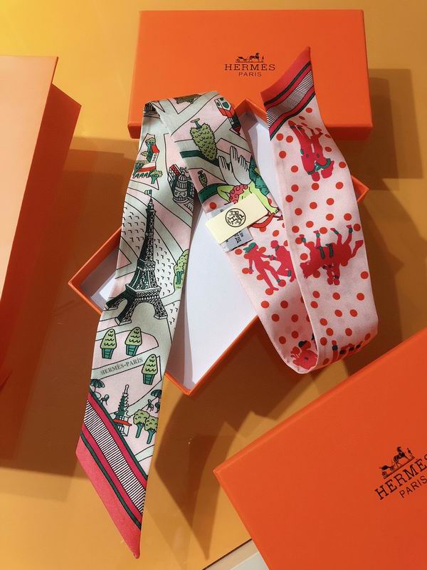 Hermes silk ribbon 5X86cm E01 (12)