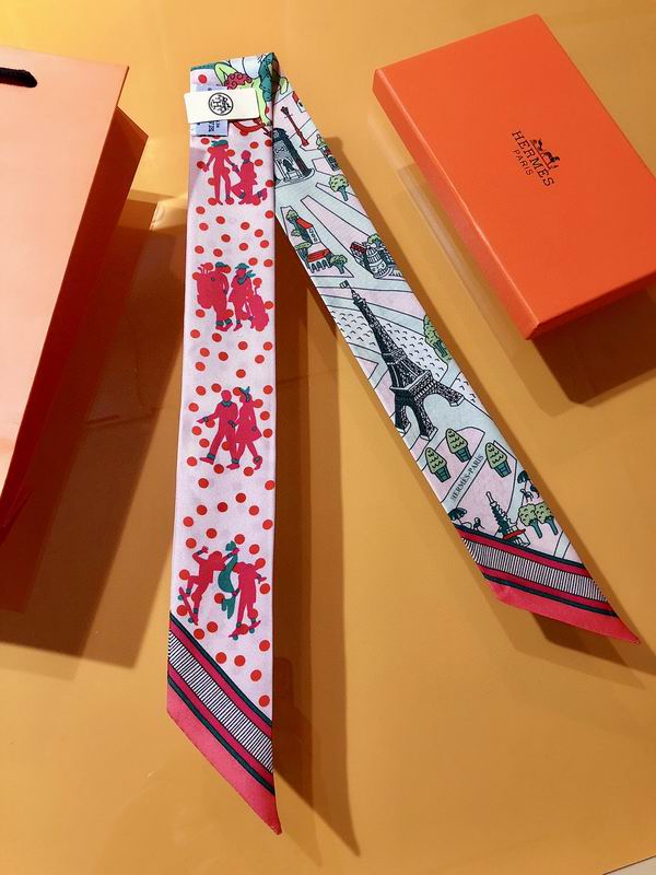 Hermes silk ribbon 5X86cm E01 (13)