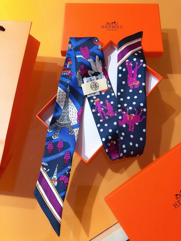 Hermes silk ribbon 5X86cm E01 (19)