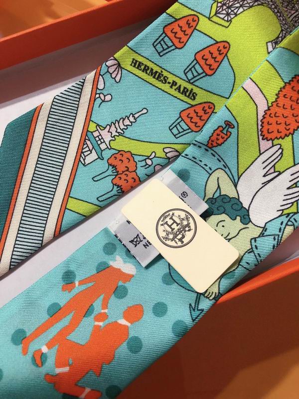 Hermes silk ribbon 5X86cm E01 (25)