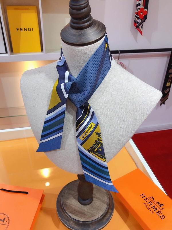 Hermes silk ribbon 5X86cm E02 (17)