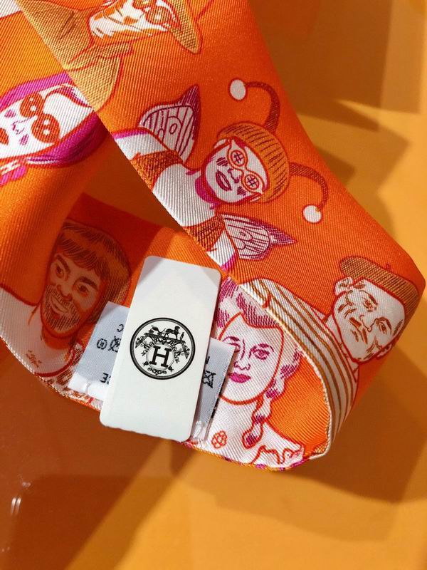 Hermes silk ribbon 5X86cm E02 (3)