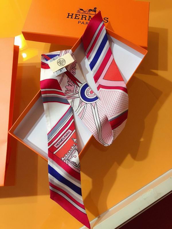 Hermes silk ribbon 5X86cm E02 (5)