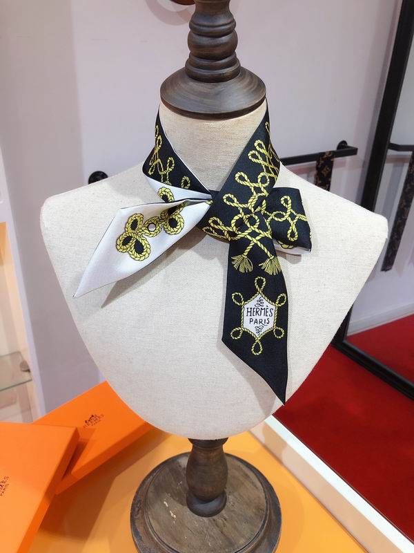 Hermes silk ribbon 5X86cm E03 (11)