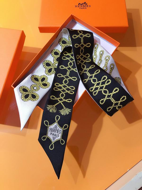Hermes silk ribbon 5X86cm E03 (14)