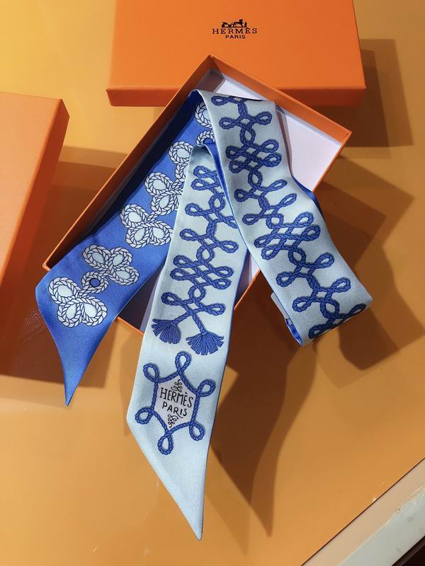 Hermes silk ribbon 5X86cm E03 (21)