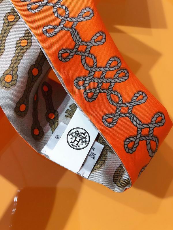 Hermes silk ribbon 5X86cm E03 (29)
