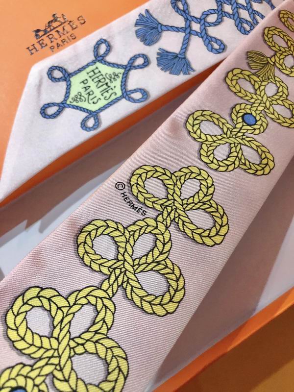 Hermes silk ribbon 5X86cm E03 (3)