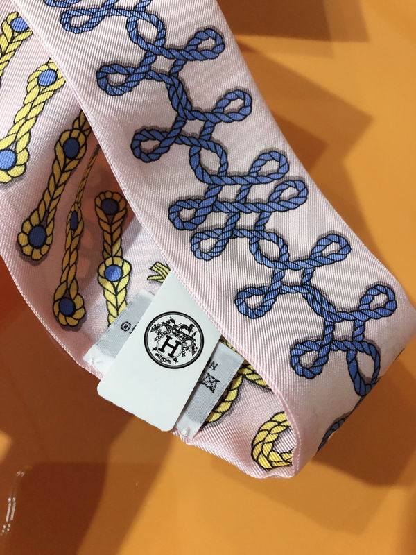 Hermes silk ribbon 5X86cm E03 (4)
