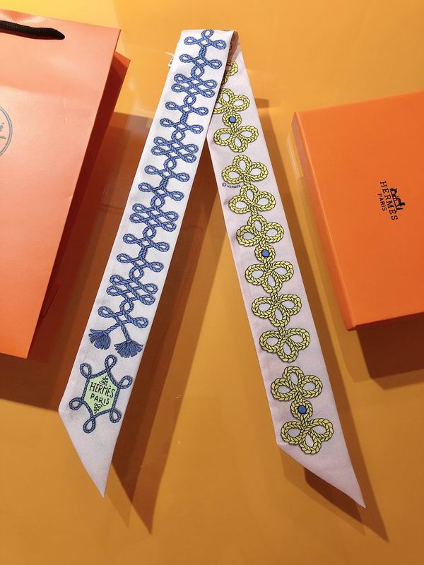 Hermes silk ribbon 5X86cm E03 (6)