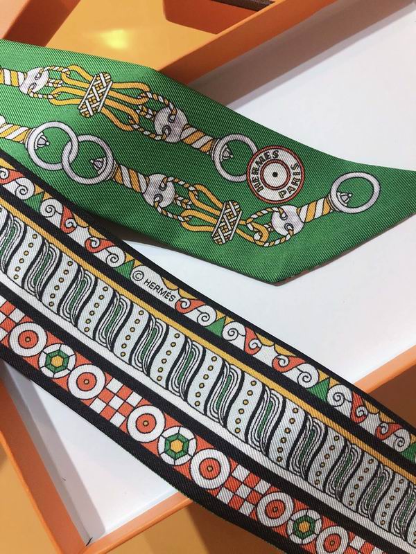 Hermes silk ribbon 5X86cm E04 (12)
