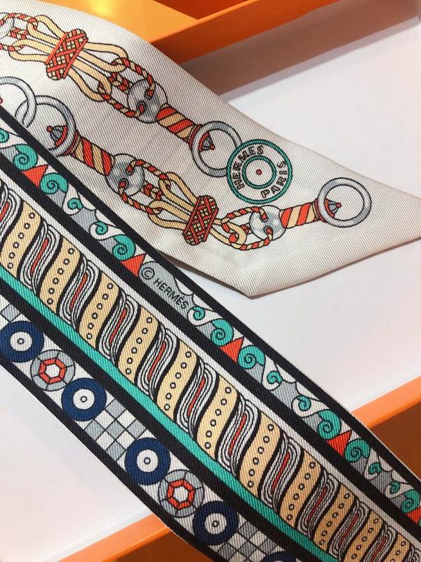 Hermes silk ribbon 5X86cm E04 (30)