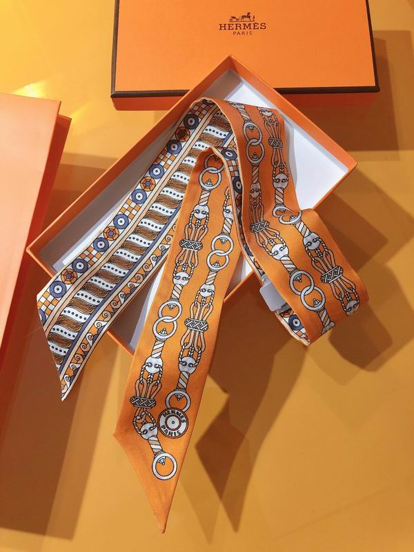 Hermes silk ribbon 5X86cm E04 (5)
