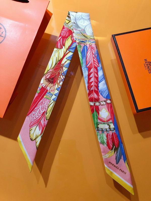 Hermes silk ribbon 5X86cm E05 (12)