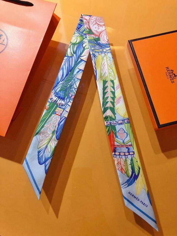 Hermes silk ribbon 5X86cm E05 (21)