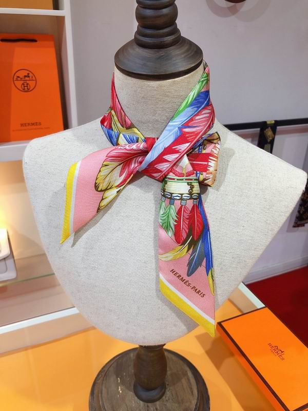 Hermes silk ribbon 5X86cm E05 (8)
