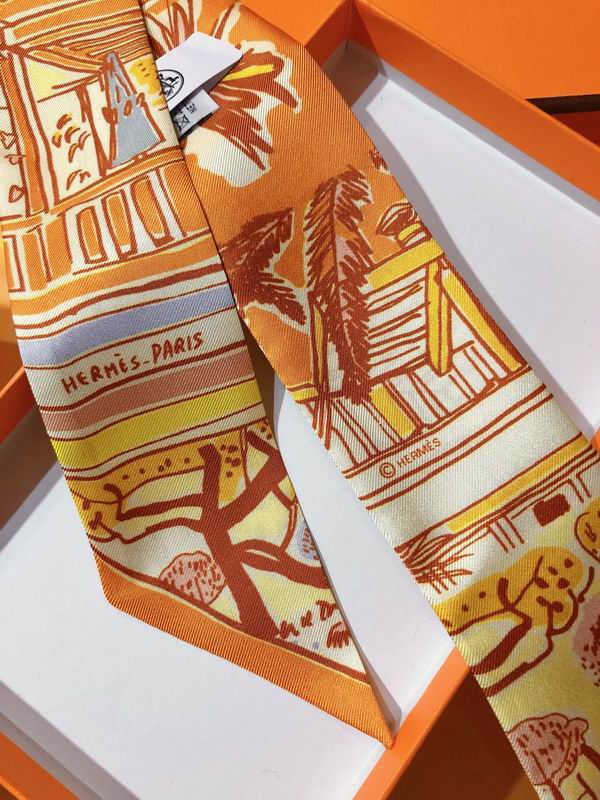 Hermes silk ribbon 5X86cm E06 (3)