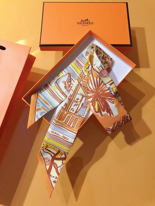 Hermes silk ribbon 5X86cm E06 (6)