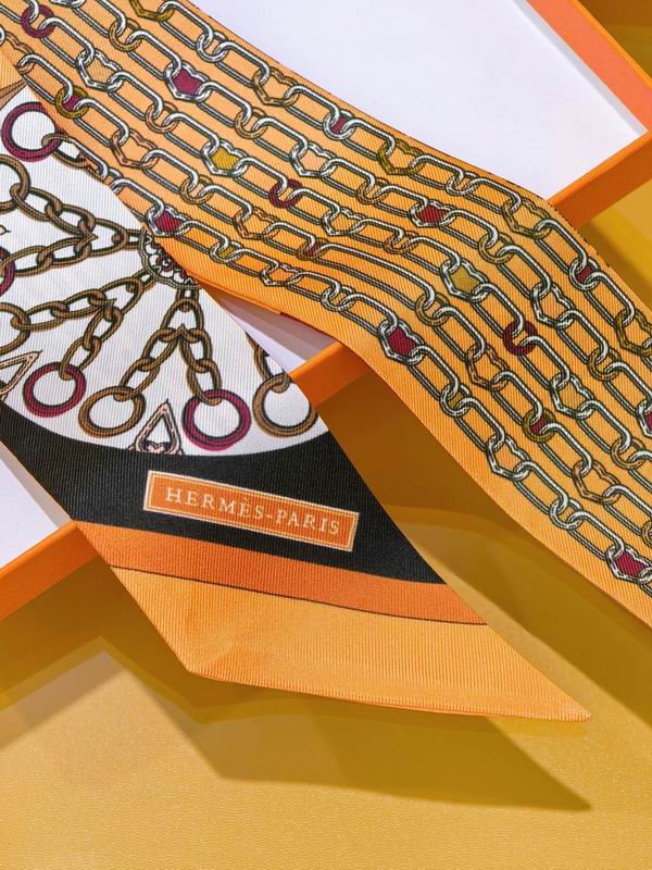 Hermes silk ribbon 5X86cm E08 (12)