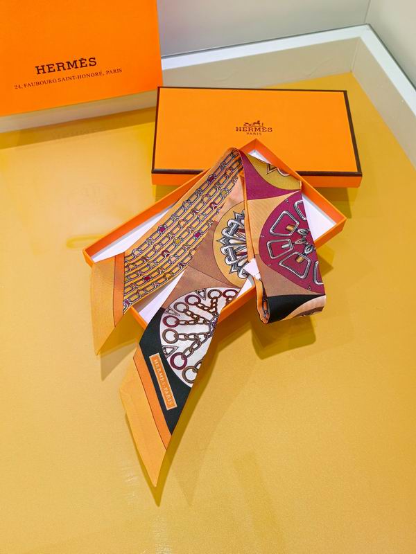 Hermes silk ribbon 5X86cm E08 (15)