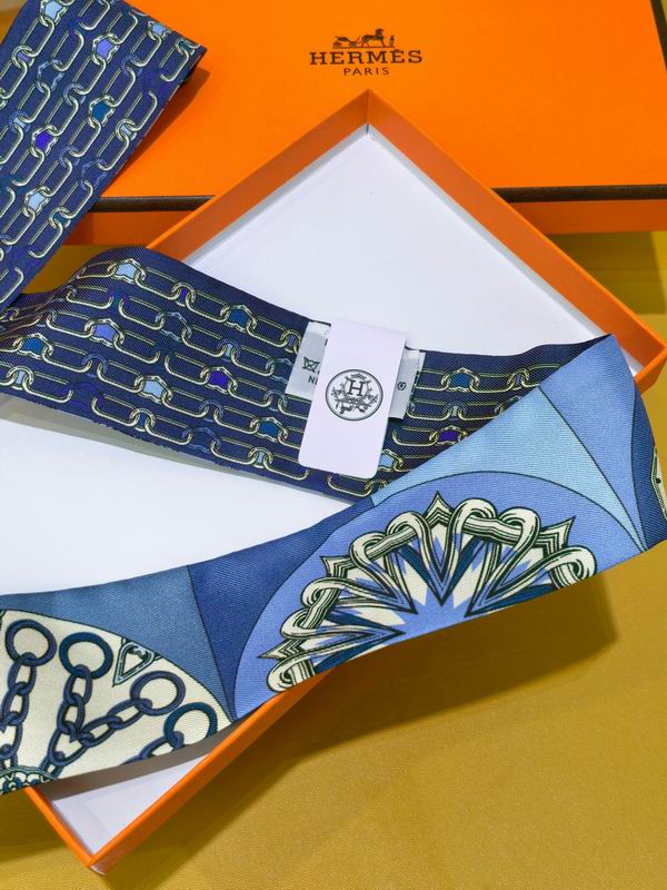 Hermes silk ribbon 5X86cm E08 (20)