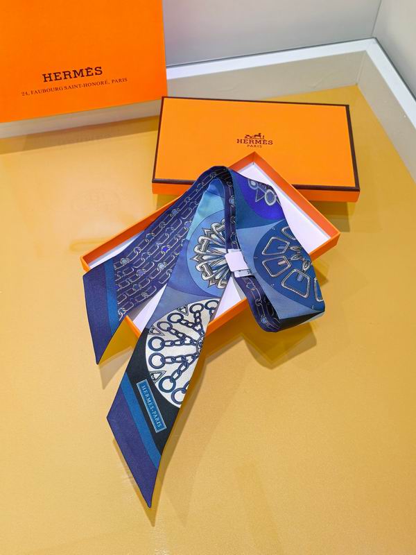 Hermes silk ribbon 5X86cm E08 (22)