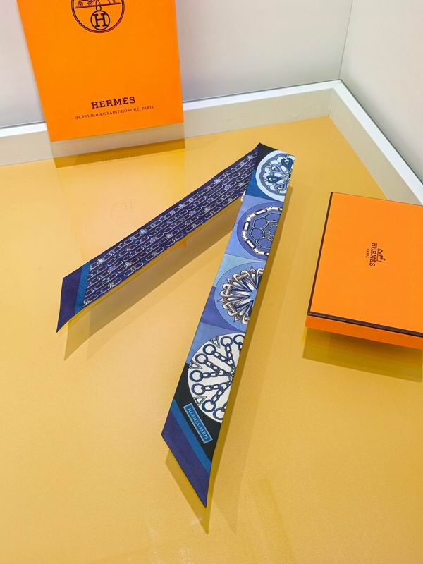 Hermes silk ribbon 5X86cm E08 (23)