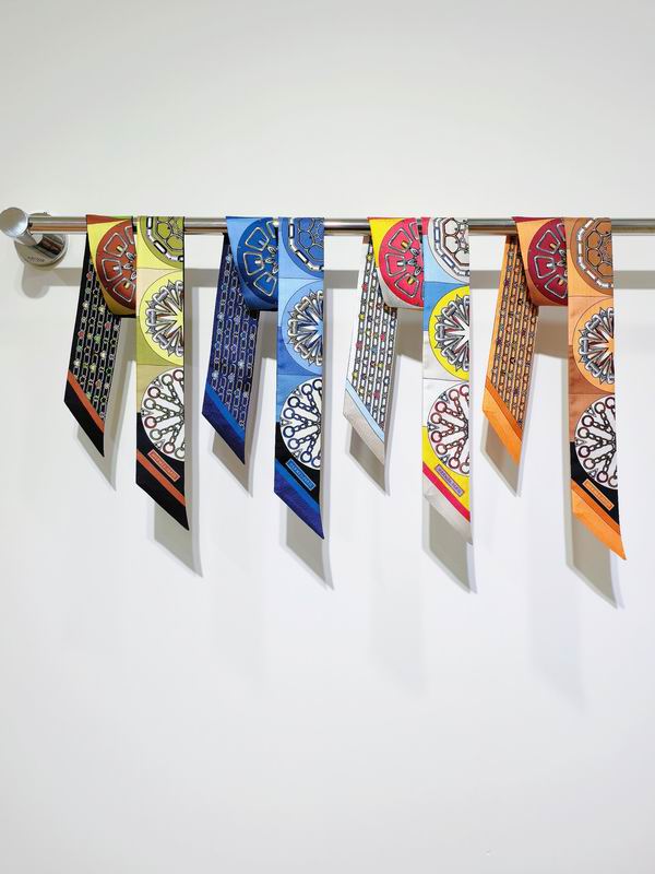 Hermes silk ribbon 5X86cm E08 (26)