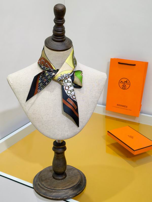 Hermes silk ribbon 5X86cm E08 (27)