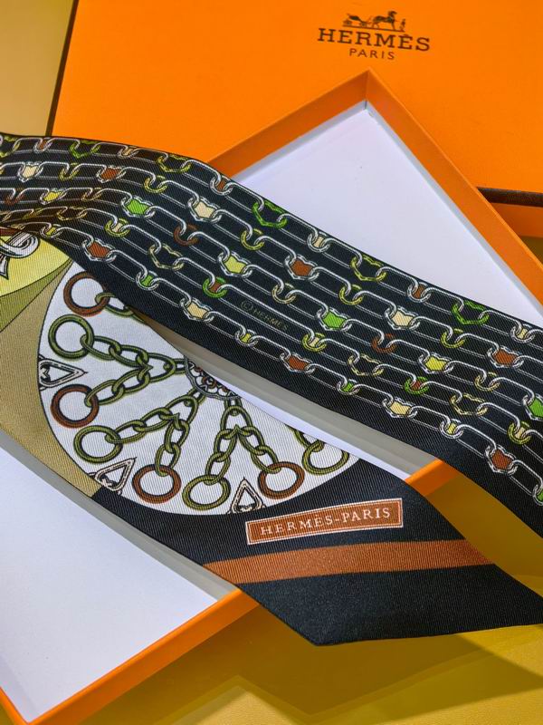 Hermes silk ribbon 5X86cm E08 (28)