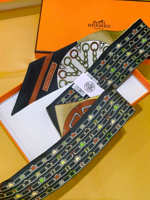 Hermes silk ribbon 5X86cm E08 (30)