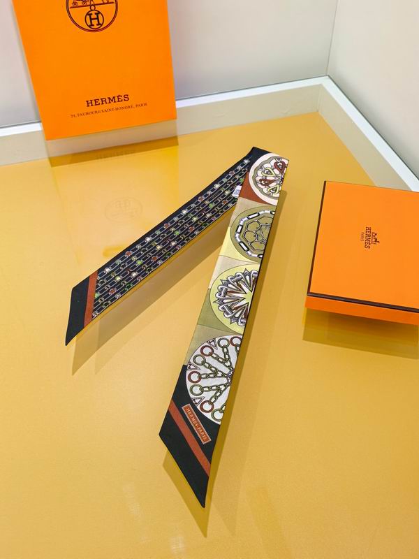 Hermes silk ribbon 5X86cm E08 (32)
