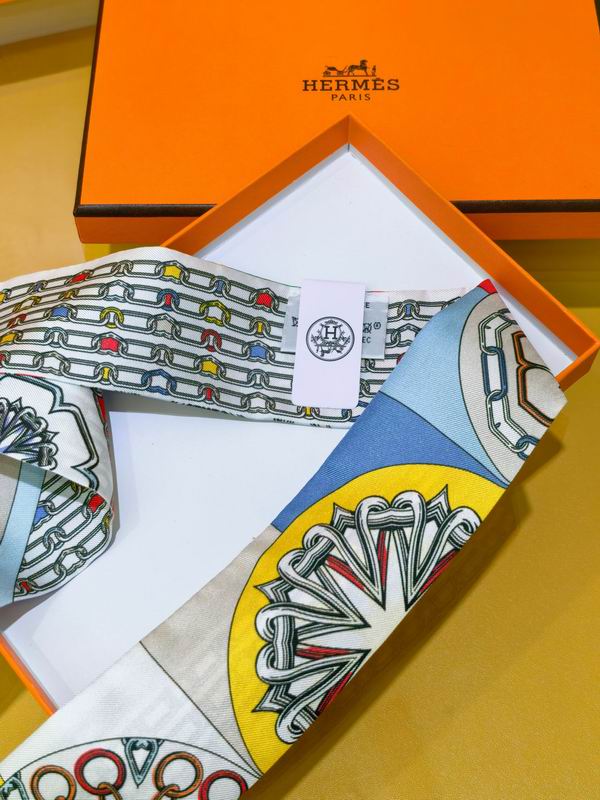 Hermes silk ribbon 5X86cm E08 (4)
